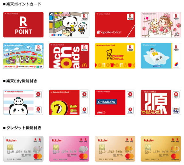 湘南美容外科クリニックで使える　使用できる　楽天ポイントカードの種類　edy　クレジットカード